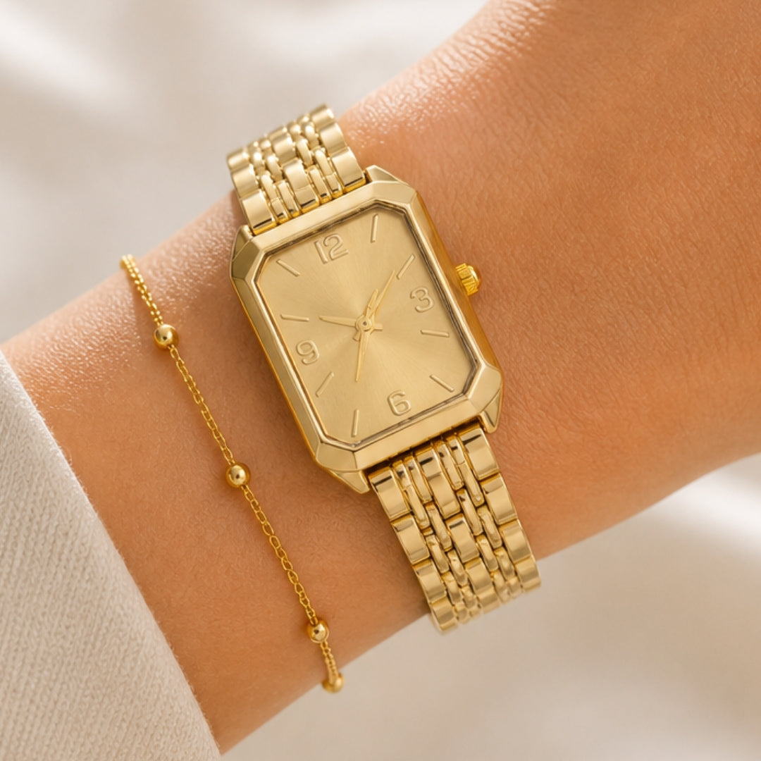 Aira Uhr - Gold / Gold