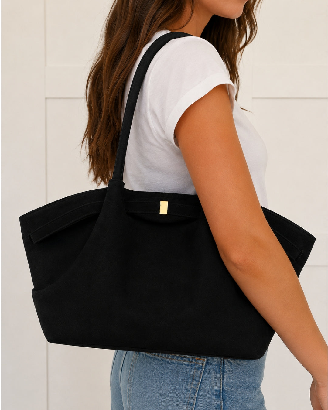 Noor Bag - Black Leather