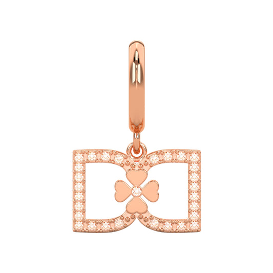 DD Hoops Diamant - Rosaguld