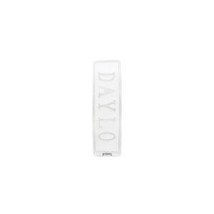 Classic Earrings - Silver/White