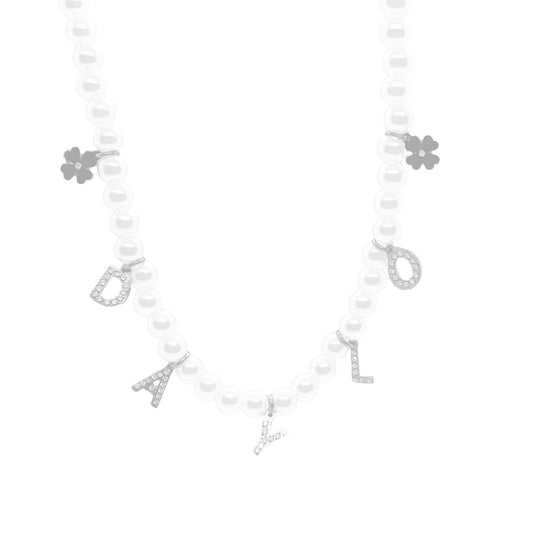 Pearl Necklace - Silver