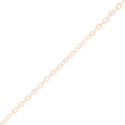 Herz Halskette - Roségold/Lila