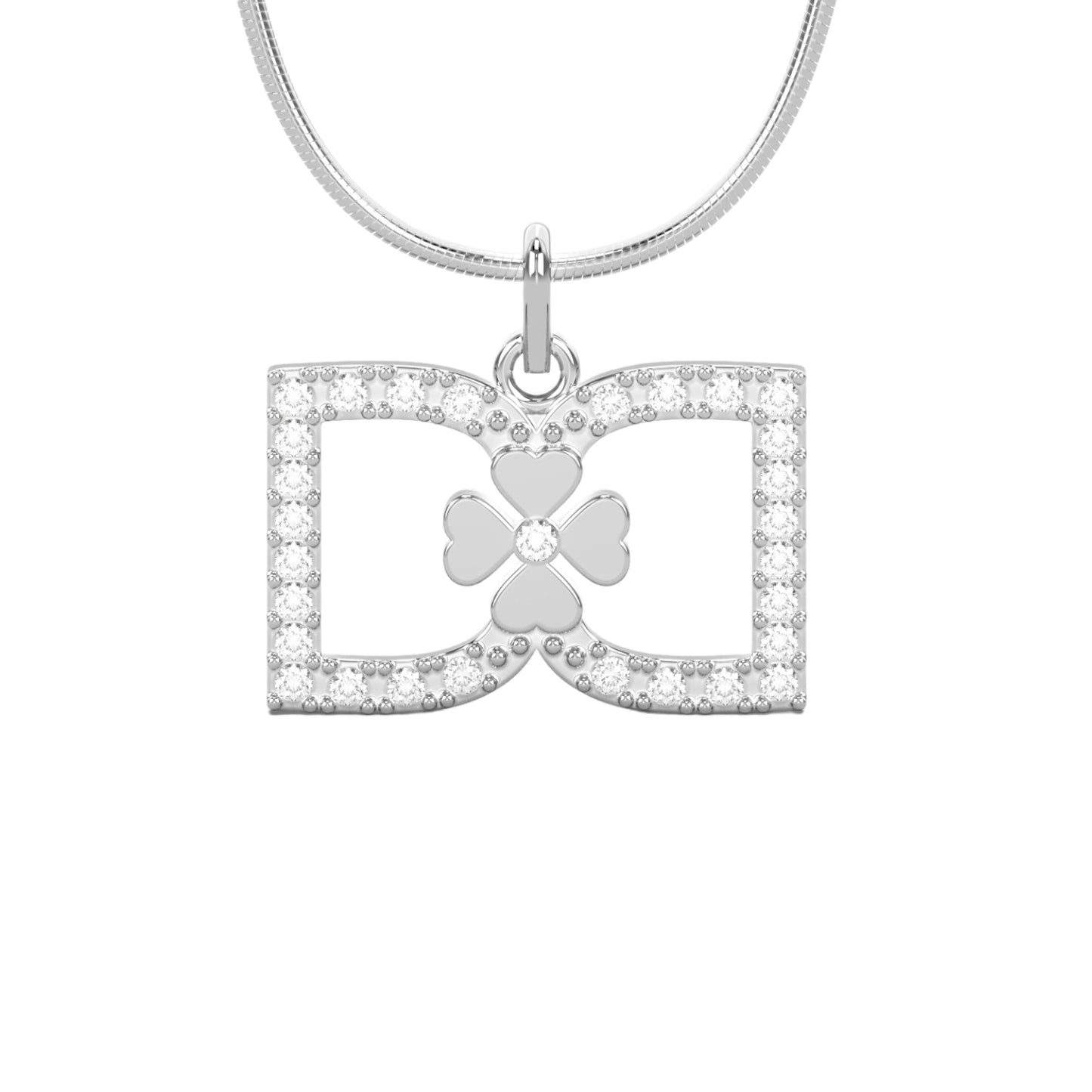 DD Ketting Diamanten - Zilver