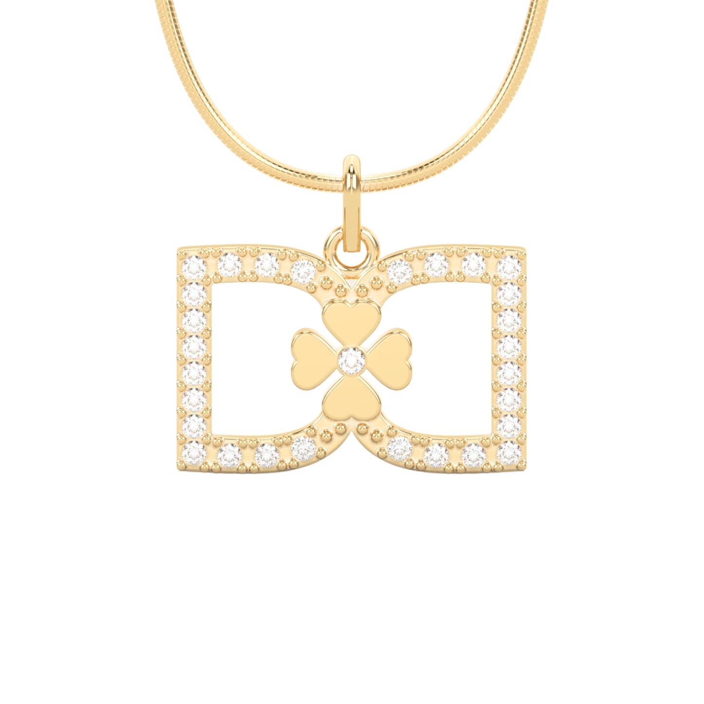 DD Ketting Diamanten - Goud
