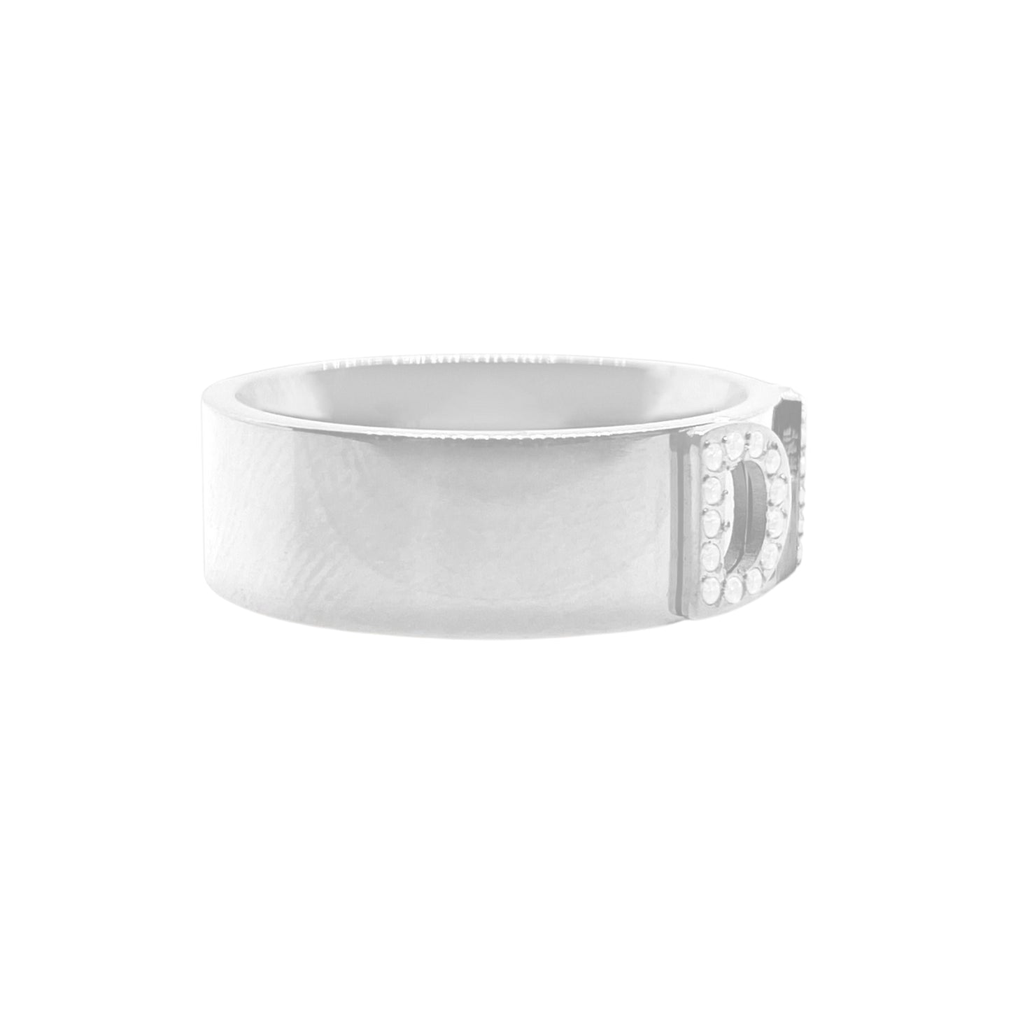 Signatur Diamantring - Silber
