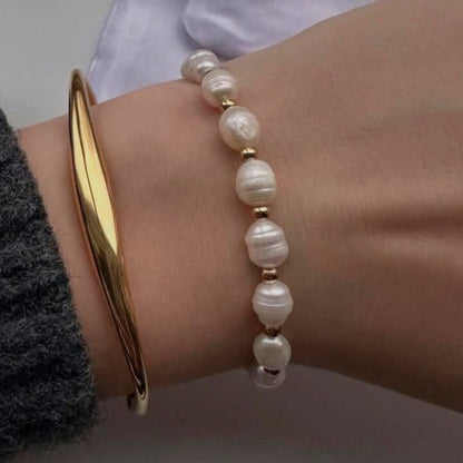 Zoey Pearl Bracelet - Gold