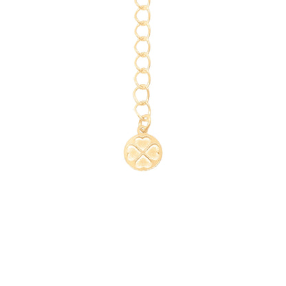 Hart Ketting - Goud/Wit