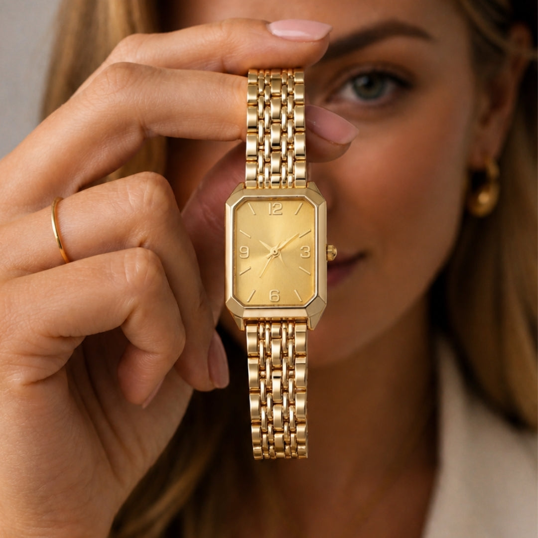 Aira Uhr - Gold / Gold