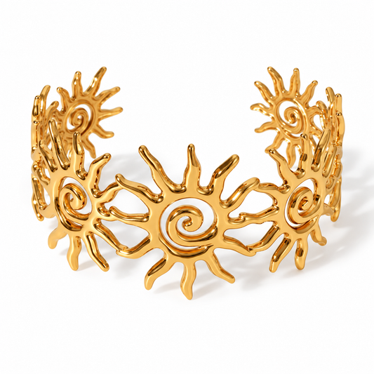 Ayla Sun Bracelet – Gold