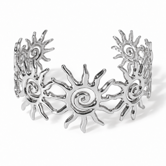 Ayla Sun Bracelet – Silver