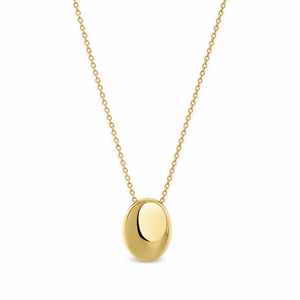 Viona Oval Necklace – Gold
