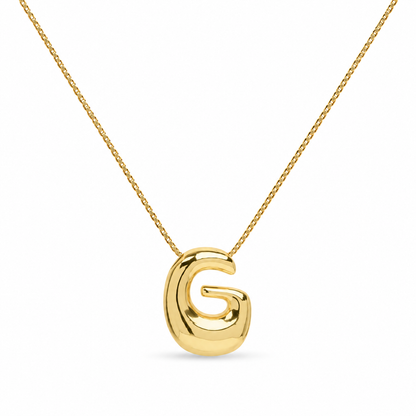 Bogstavs Halskæde - Guld