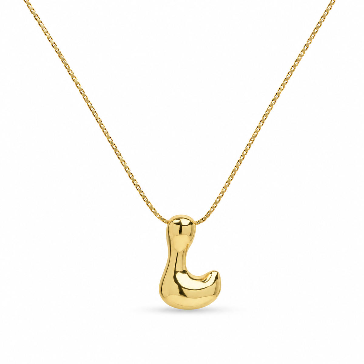 Bogstavs Halskæde - Guld