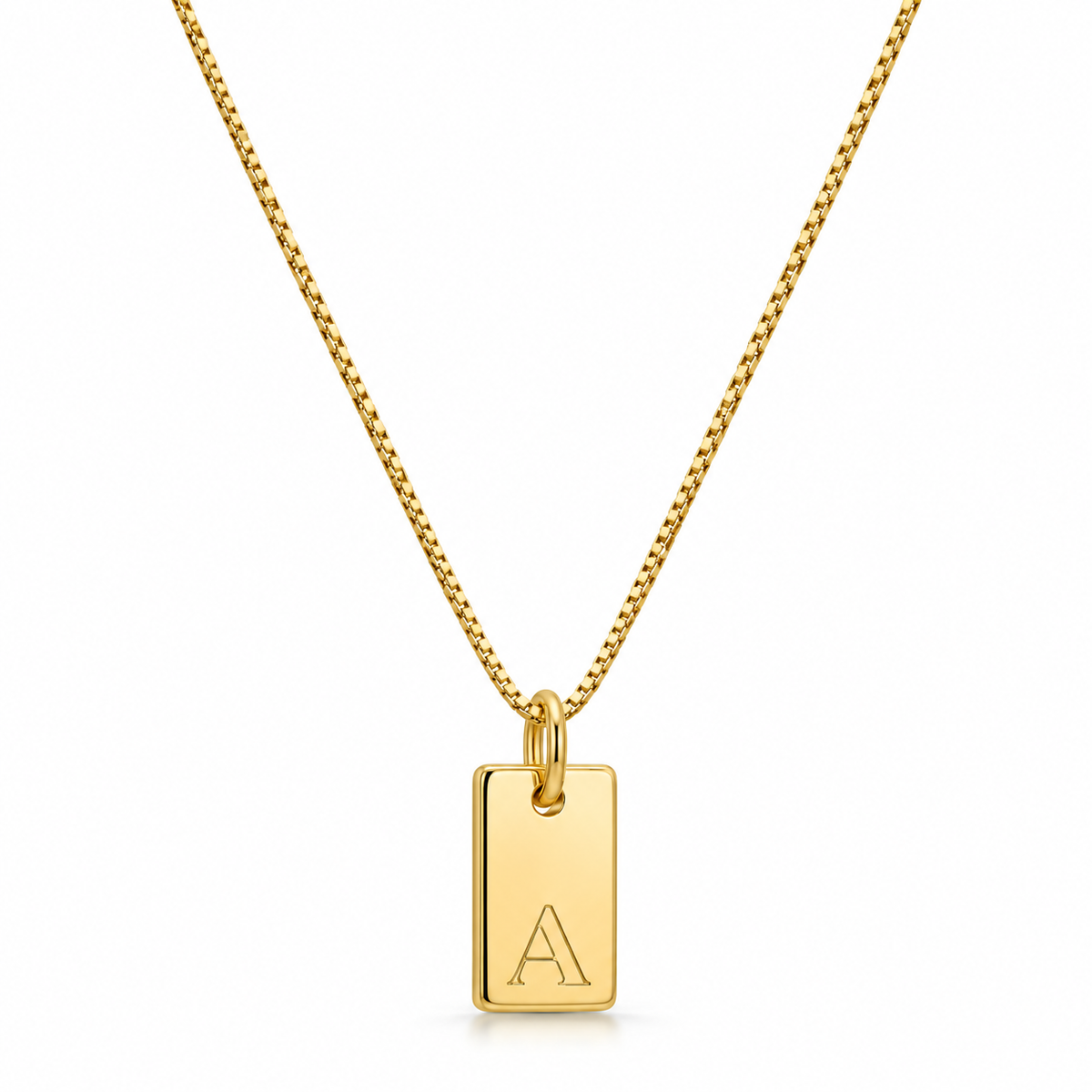 Flat Necklace - Gold