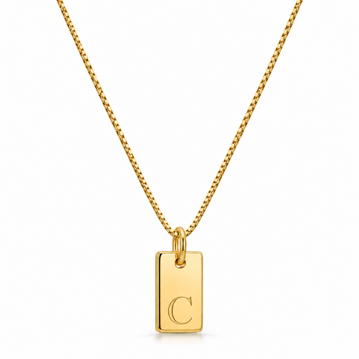 Flat Necklace - Gold
