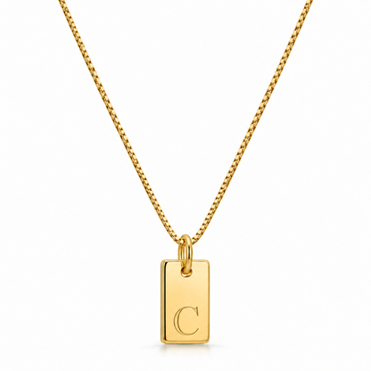 Flat Necklace - Gold