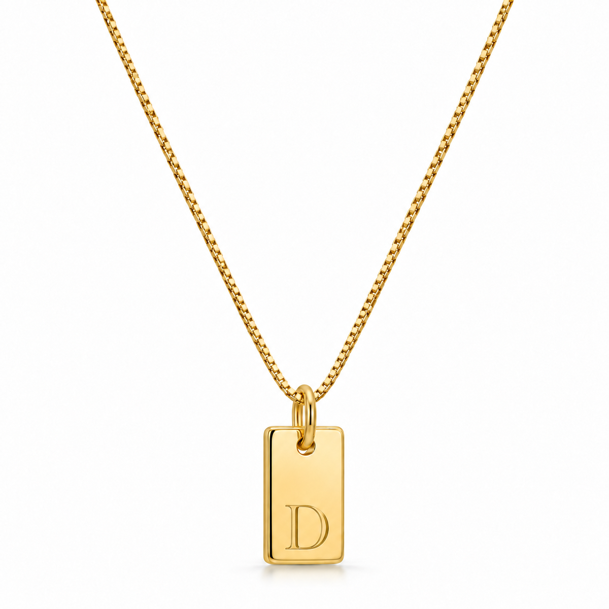 Flat Necklace - Gold