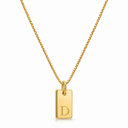 Flat Necklace - Gold