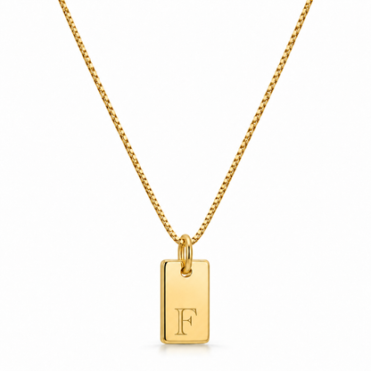 Flat Necklace - Gold