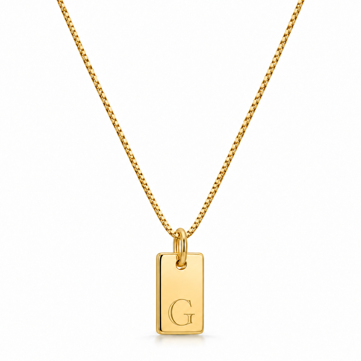Flat Necklace - Gold
