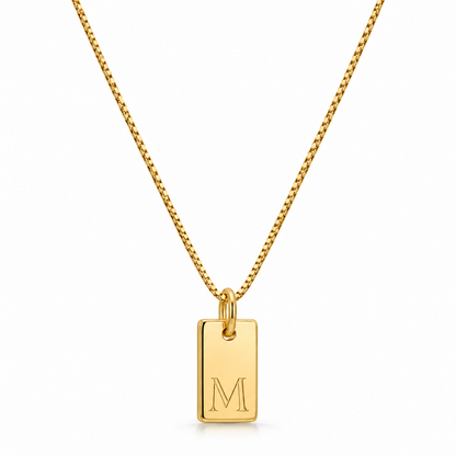 Flat Necklace - Gold