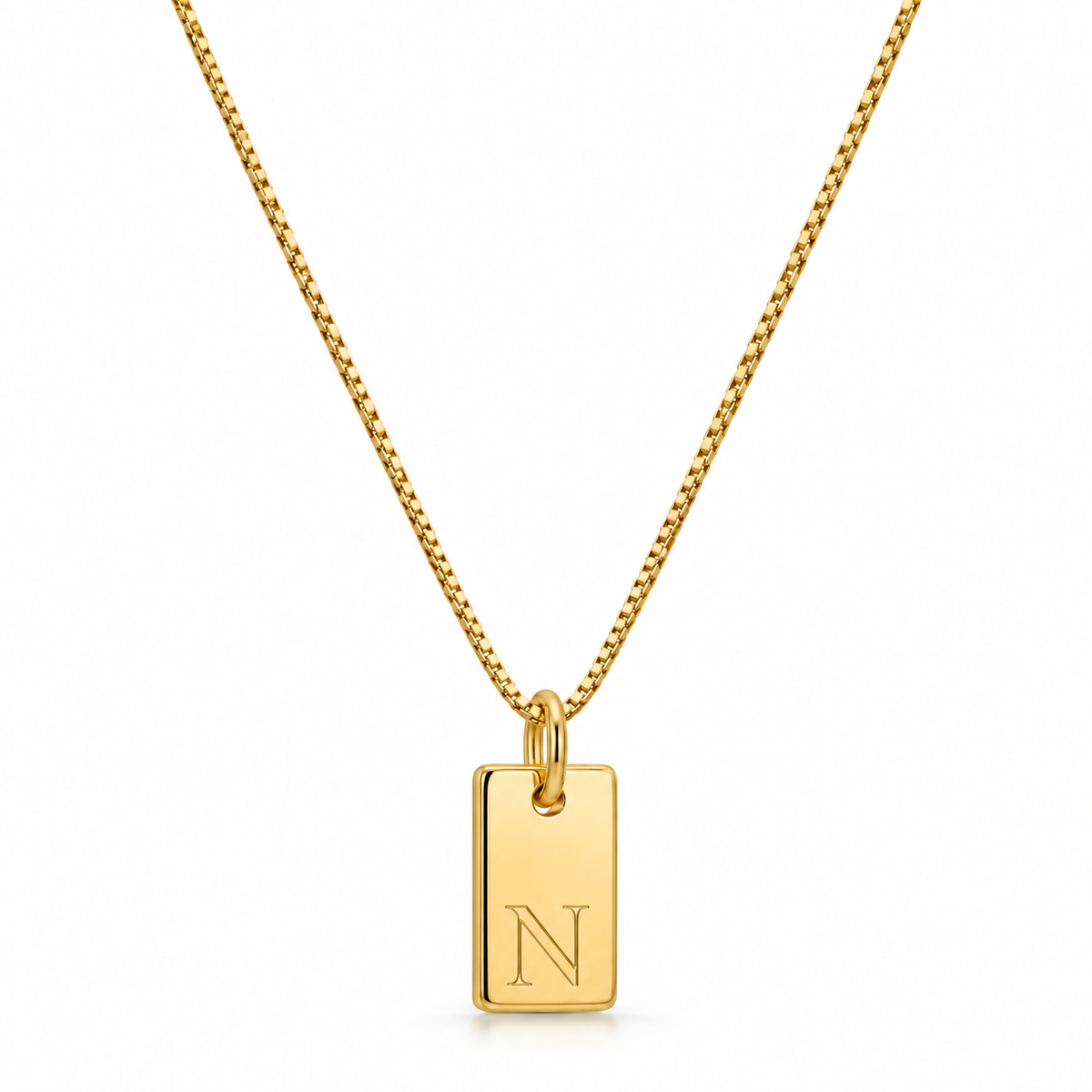 Flat Necklace - Gold