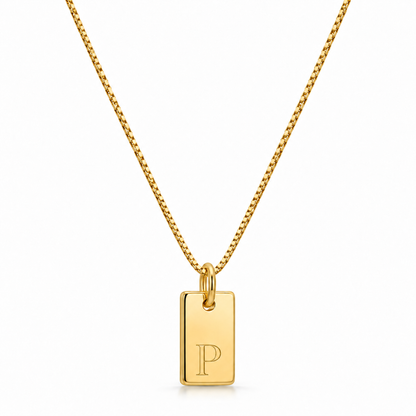 Flat Necklace - Gold