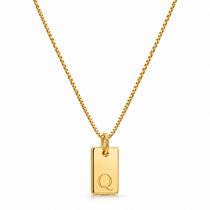 Flat Necklace - Gold