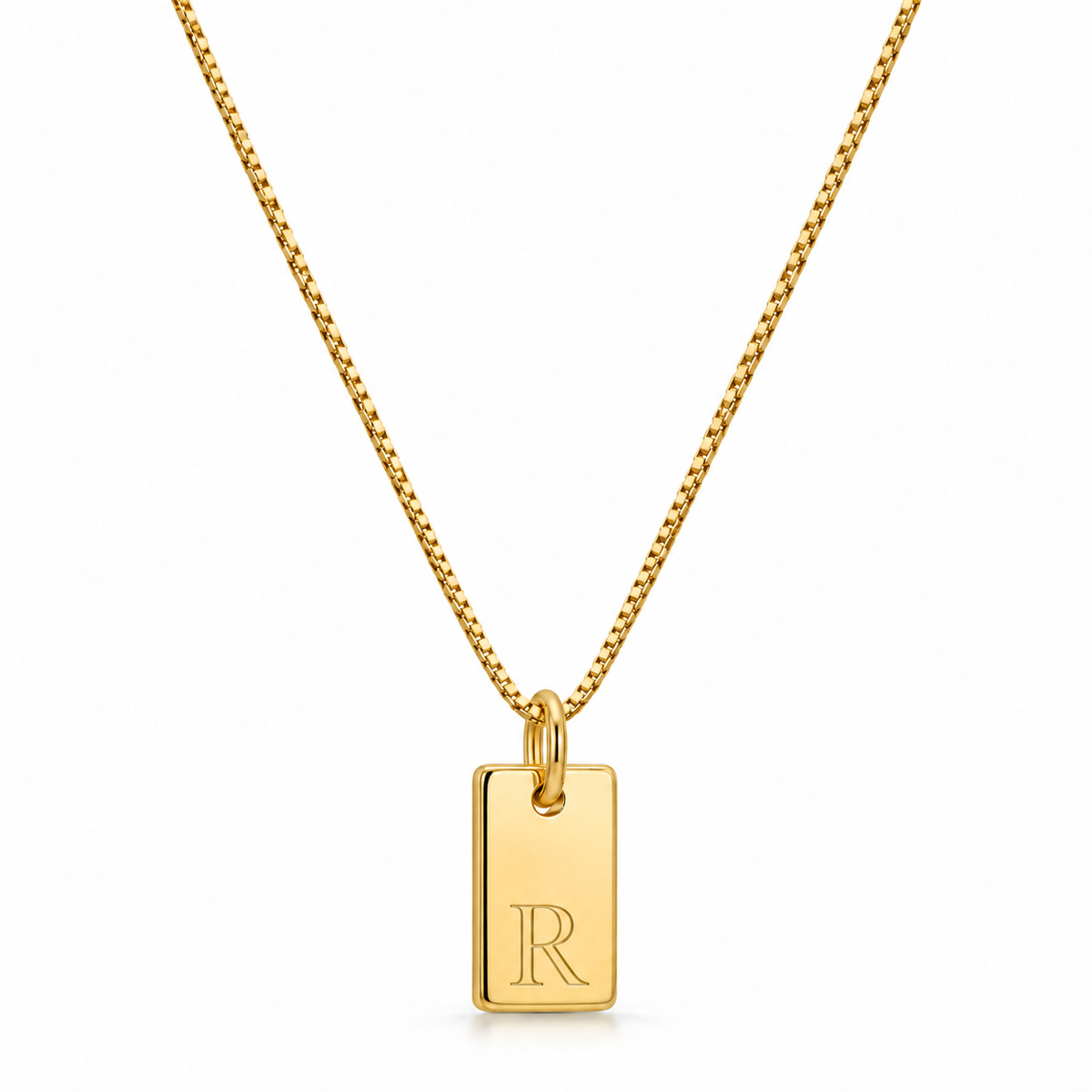 Flat Necklace - Gold