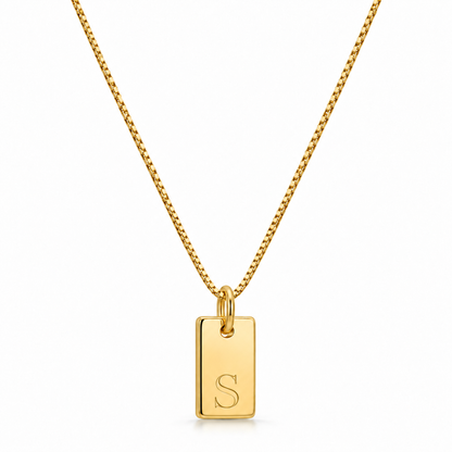 Flat Necklace - Gold