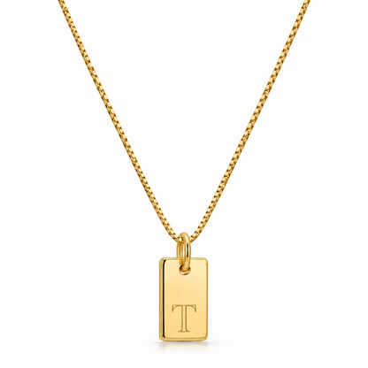 Flat Necklace - Gold