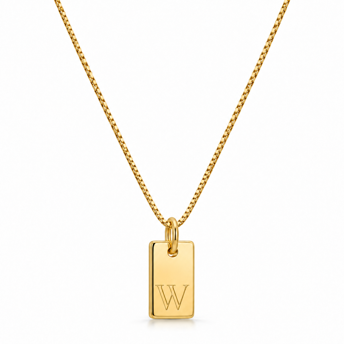Flat Necklace - Gold