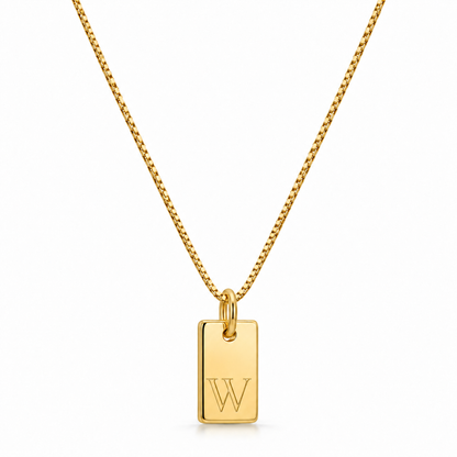 Flat Necklace - Gold