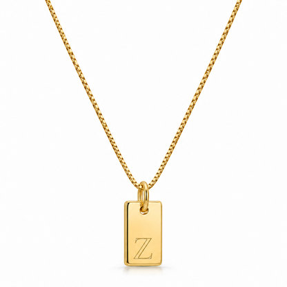 Flat Necklace - Gold