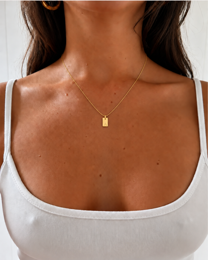 Flat Necklace - Gold