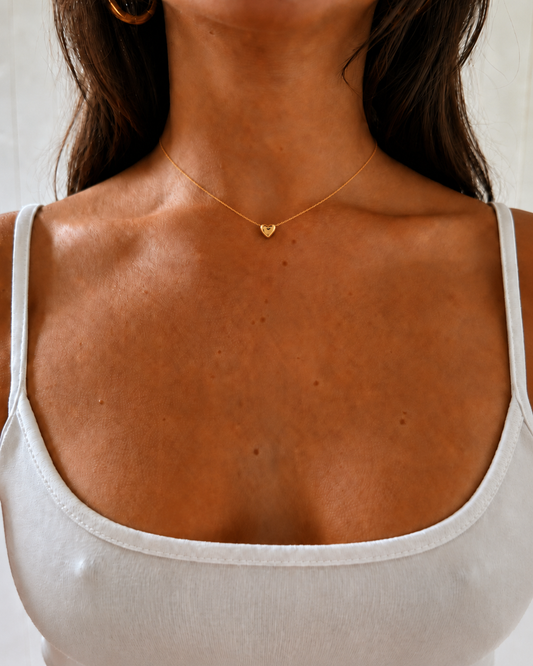 Heart Necklace Petit - Gold