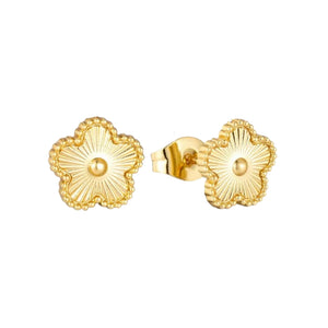 Evelia Bloom Studs - Gold
