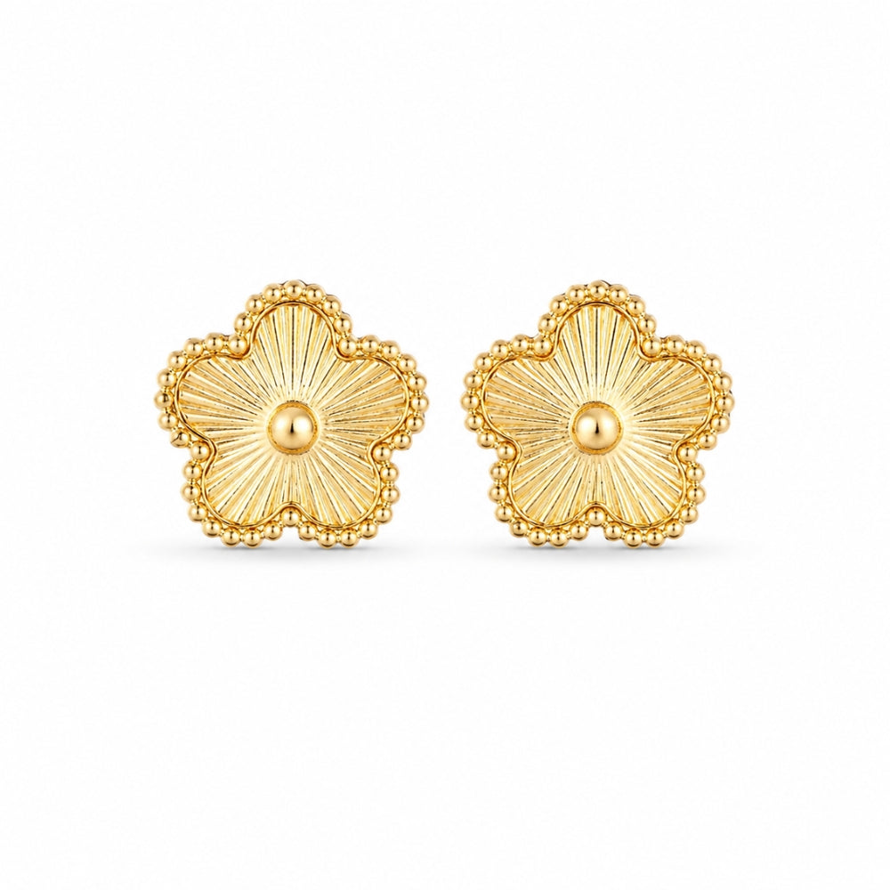 Evelia Bloom Studs - Gold