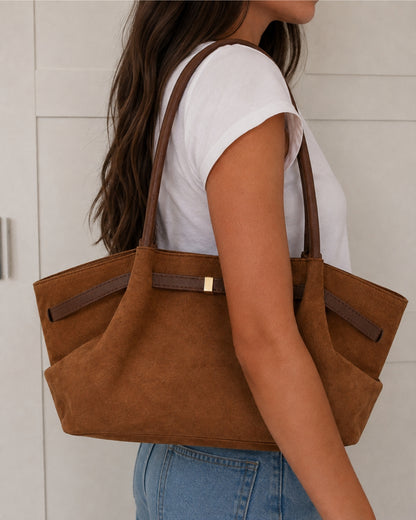 Noor Bag - Brown Leather