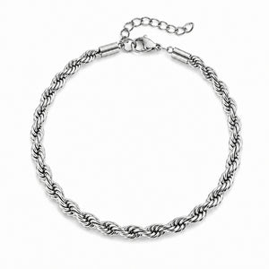 Seil Armband - Edelstahl 4MM