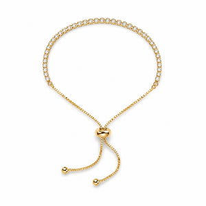 Diamond Tennis Bracelet - Gold