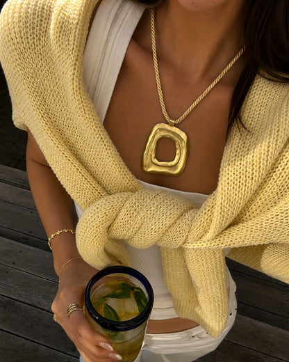 Vela Necklace - Gold