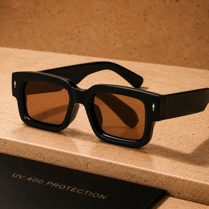 Auron Solbrille - Sort Brun