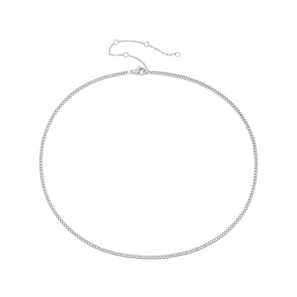 Cuban Halskette - Edelstahl 1MM