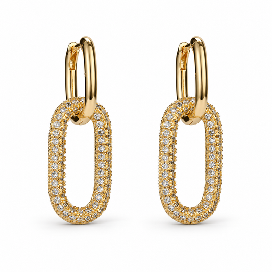 Lavinia Øreringe - Guld