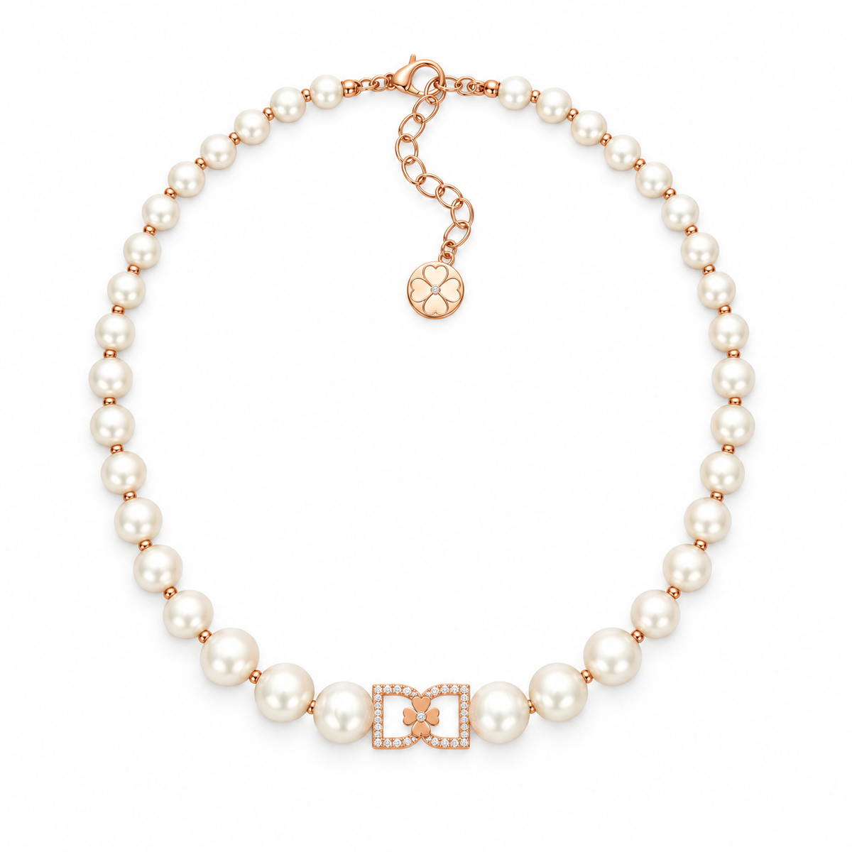 DD Choker Diamanter - Rosaguld