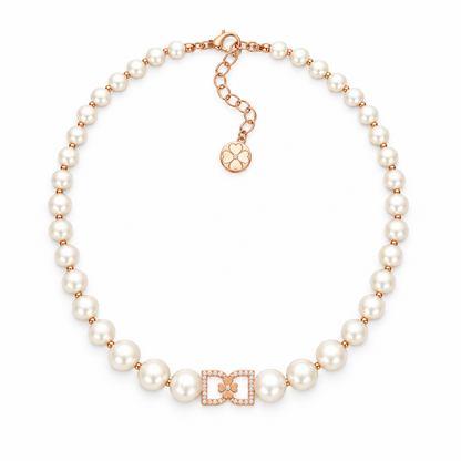 DD Choker Diamanter - Rosaguld