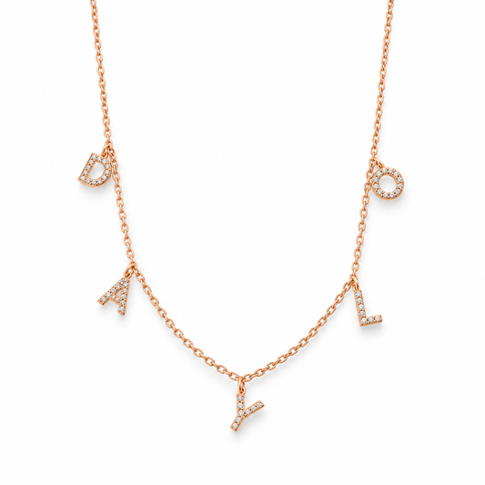 Diamond Necklace - Rose Gold