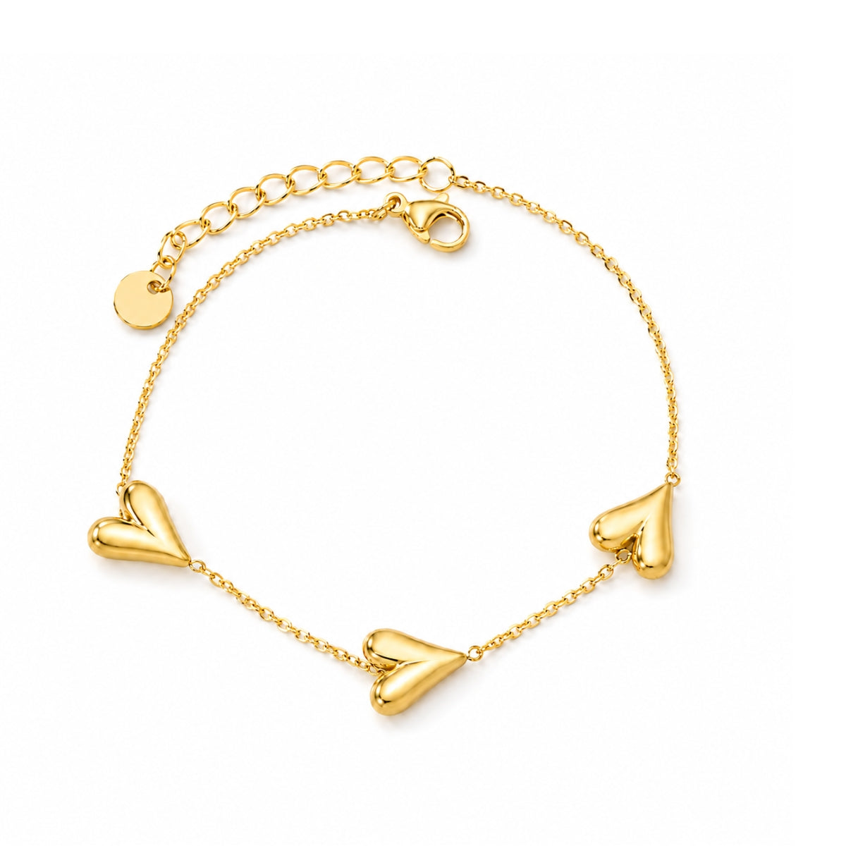 Alva Heart Bracelet - Gold