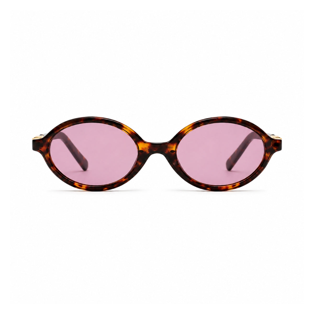 Adrien Solbrille - Leopard Lilla